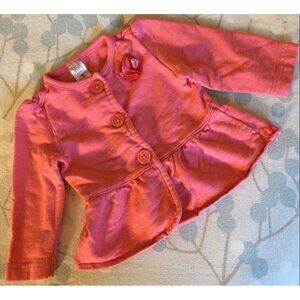 9M VGUC Carter's Pink Cardigan Jacket